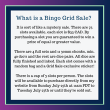 Load image into Gallery viewer, Bingo Grid Sale Slot